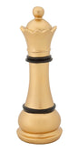 Sculpture Queen in Gold and Black Ø 9x25.5 cm