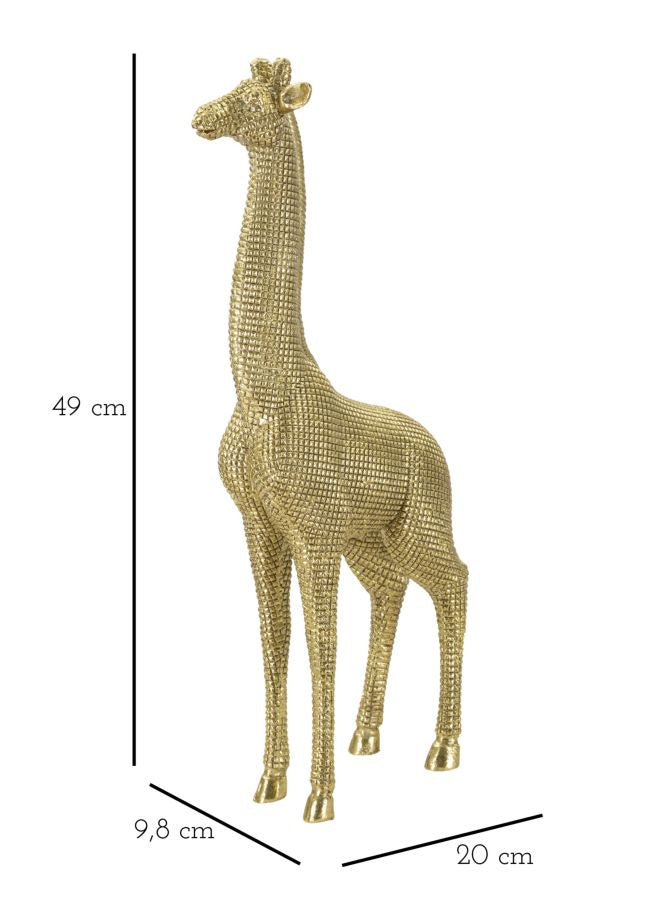 Elegante Giraffe in Gold 20x9,8x49