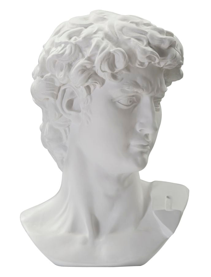 Testa Antica Bianca Scultura Elegante 44x35,5x60 cm