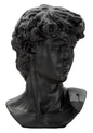 Elegant black ancient head sculpture 44x35.5x60 cm
