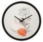 Floral wall clock - Ø 40x3.5 cm