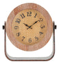 Round table clock elegant design 23.5x7x24 cm