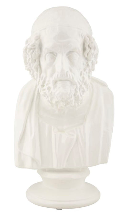 Skulptur Eleganter Weiser 12,9x12,5x25 cm