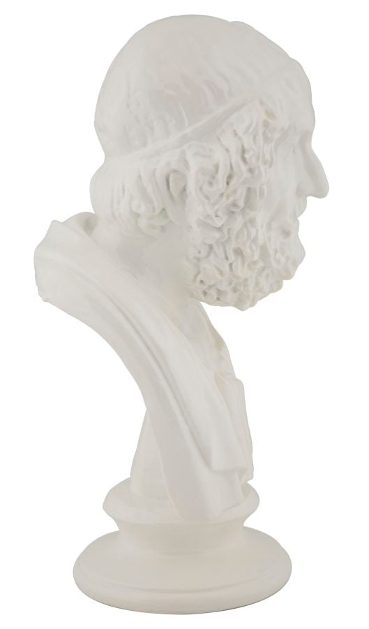 Skulptur Eleganter Weiser 12,9x12,5x25 cm