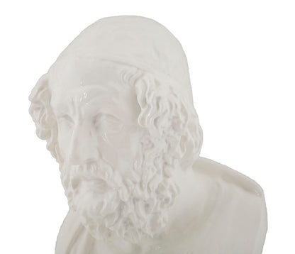 Skulptur Eleganter Weiser 12,9x12,5x25 cm