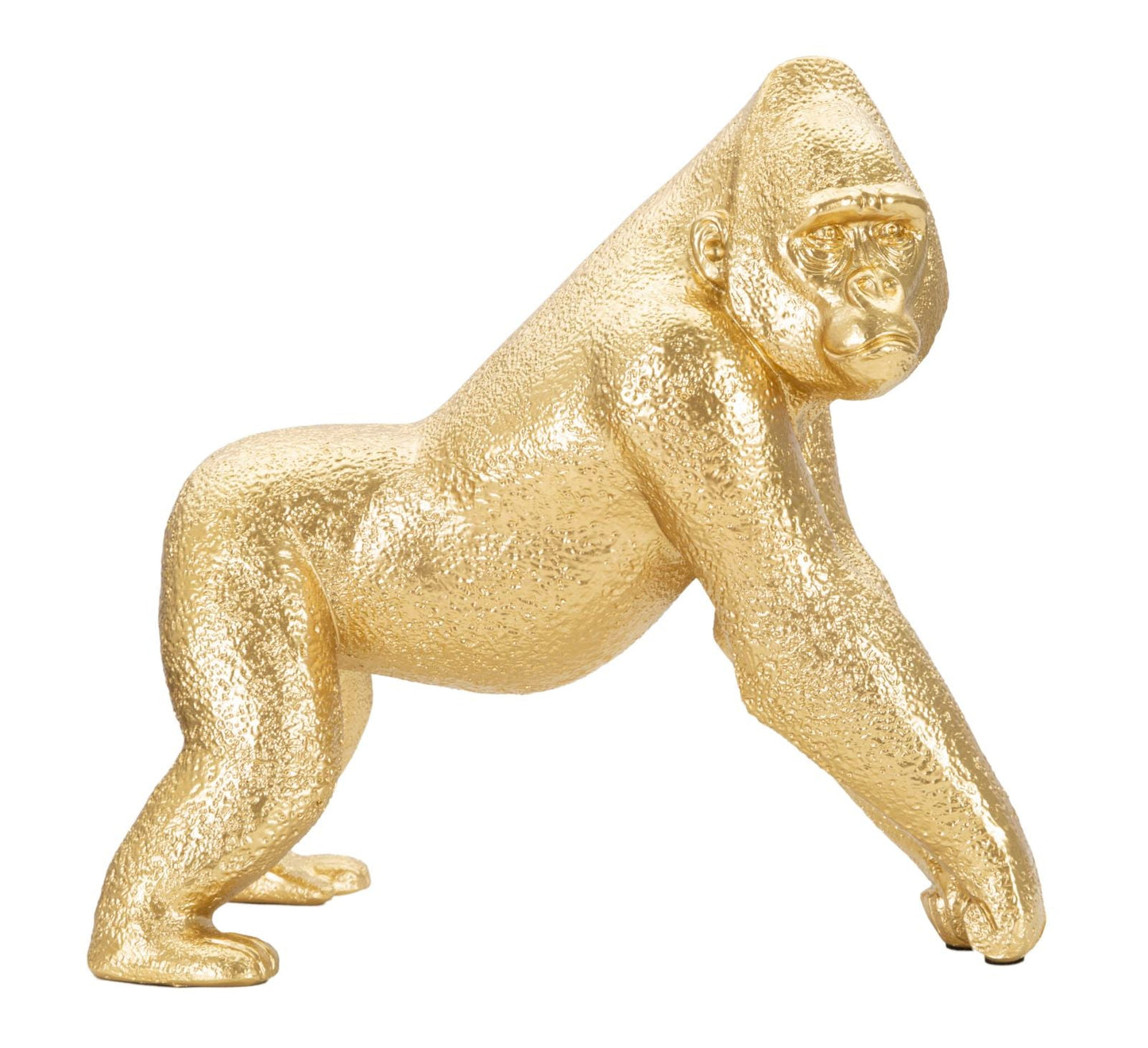 Dekorative Gorilla-Statue, elegant, 24,3x13,9x22,8 cm