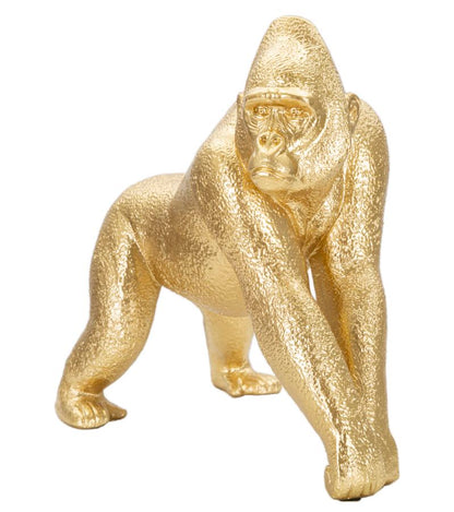 Dekorative Gorilla-Statue, elegant, 24,3x13,9x22,8 cm