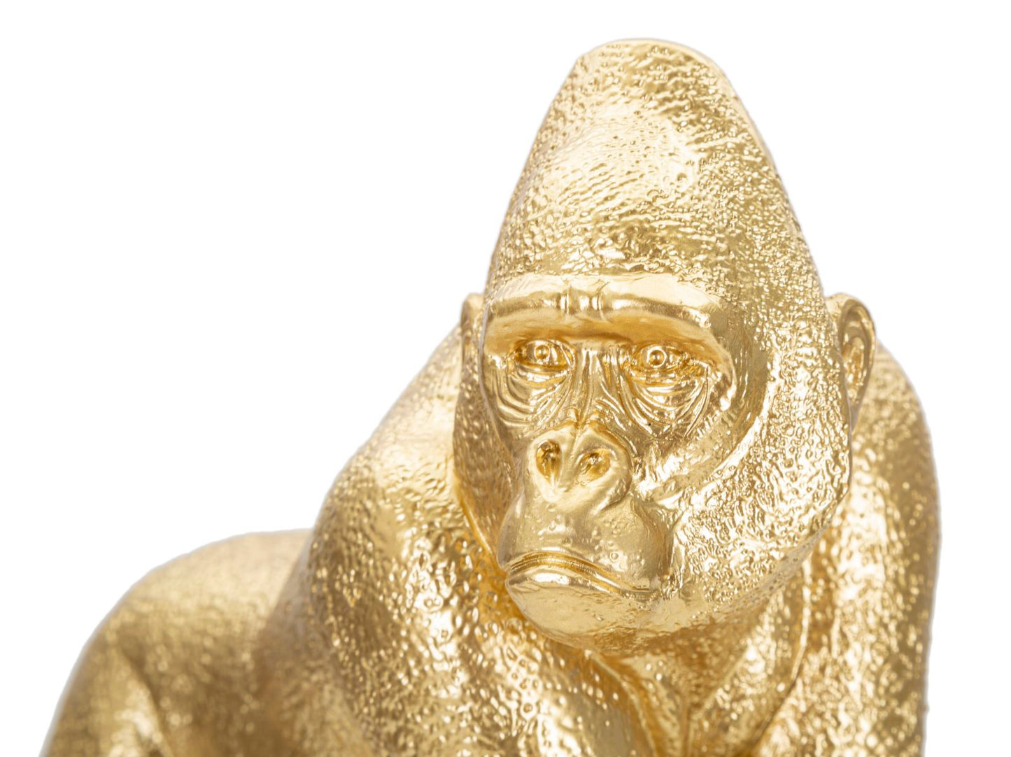 Dekorative Gorilla-Statue, elegant, 24,3x13,9x22,8 cm