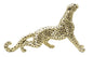 Elegant Sitting Leopard Statue 33x7.7x19.5 cm