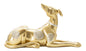Elegant Lying Dog Statue 32.2x9.5x18.3 cm