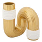 Elegant Vase with Gold Details 10.5x10.5x12.7 cm