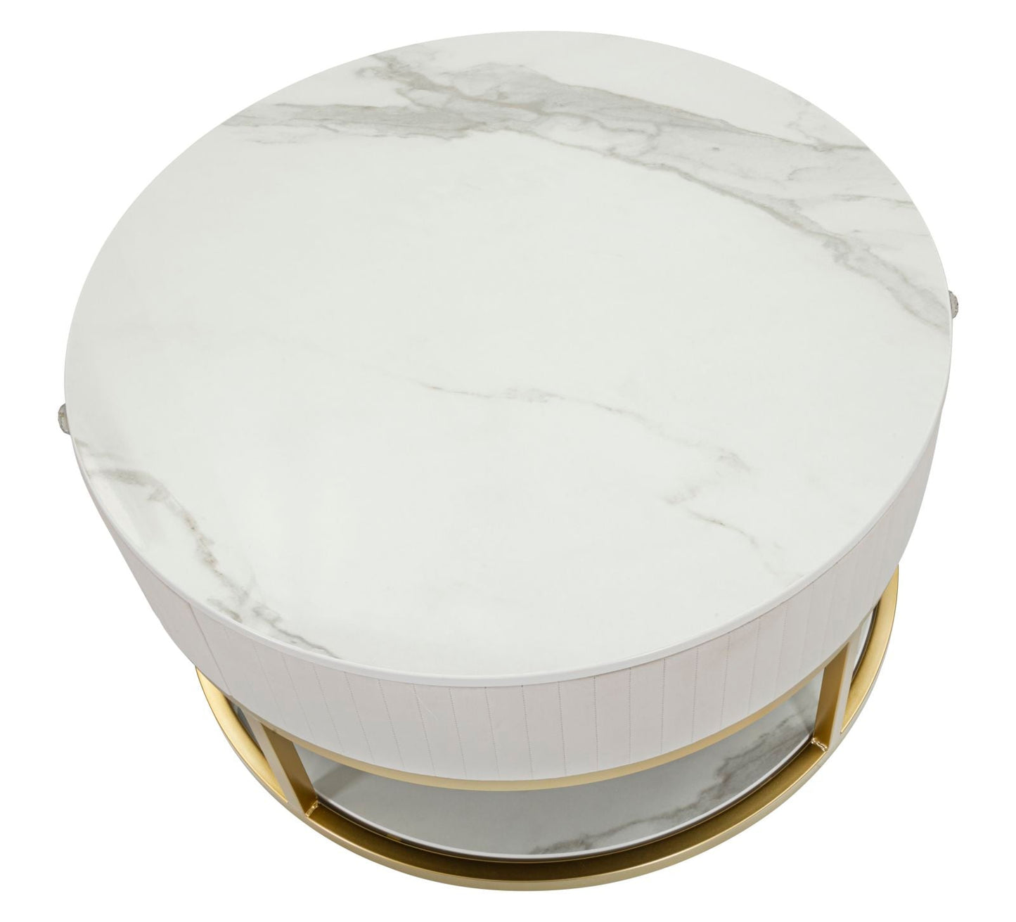 Couchtisch elegant Montpellier creme cm ø 75x36
