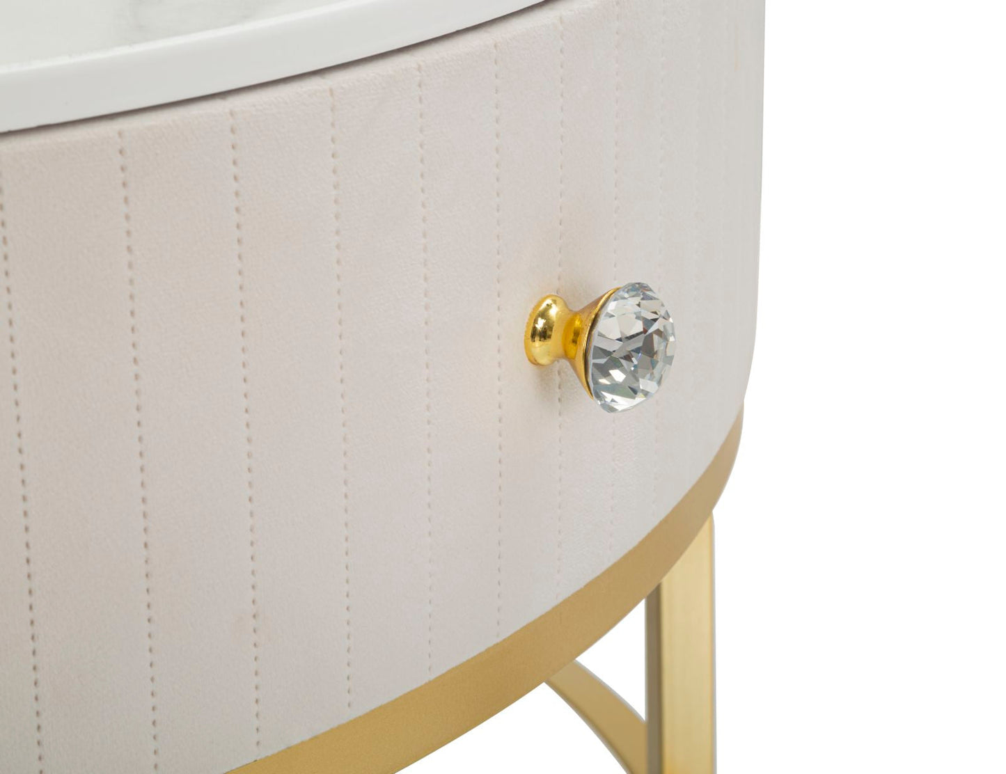 Couchtisch elegant Montpellier creme cm ø 75x36