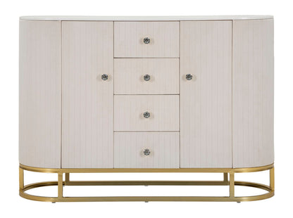 Mobile Crema Montpellier 120x40x85 cm con Design Elegante e Funzionalità Superiore