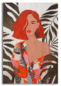 Jungle Woman Art Print - 80x2.8x120