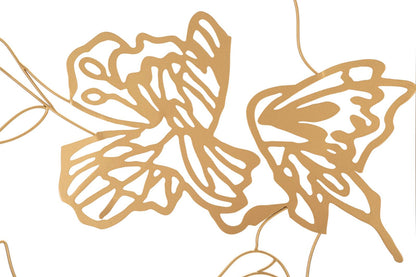 Deko-Wandpaneel aus Eisen Gold Face 60x1x80 cm
