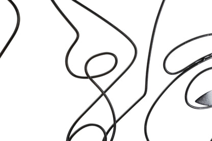 Deko-Wandpaneel aus Eisen „Kuss“ 60x1x90 cm