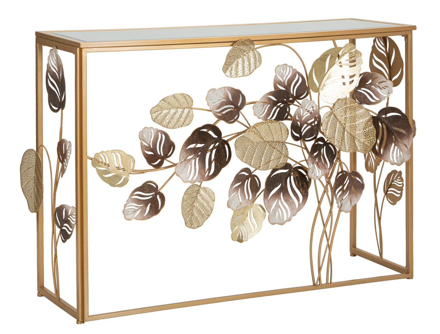 Elegante Konsole Leavy 108x36,8x80 cm