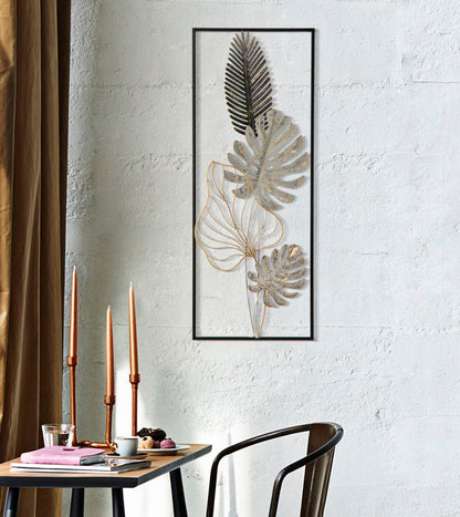 Dekoratives Metallpaneel Plam -a- 28,5x3x74 cm