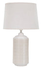 Elegant Ceramic Table Lamp with White Lampshade 28x47 cm