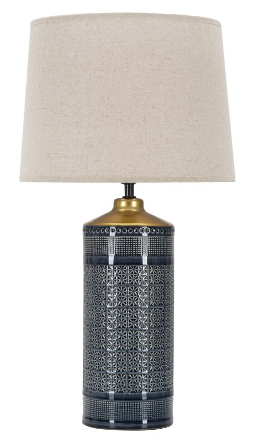 Lampada da Tavolo Eleganza Geometrica Dark ø 30x55 cm