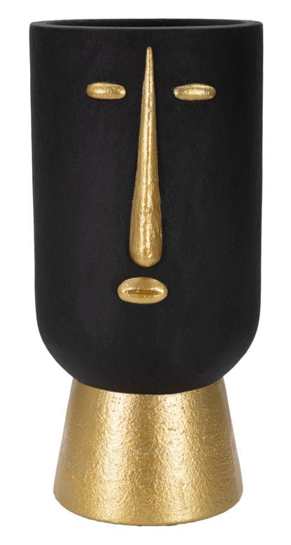 Tribale Kunstvase – Ø 21x45 cm