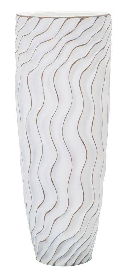 Eleganter Blumentopf aus Harz, hoch, Ø 35x90 cm