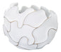 Gaspeau resin cachepot, 44x37 cm diameter, with wavy design
