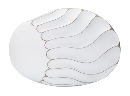 Vaso Elegante in Resina Lines 41x12x27 cm