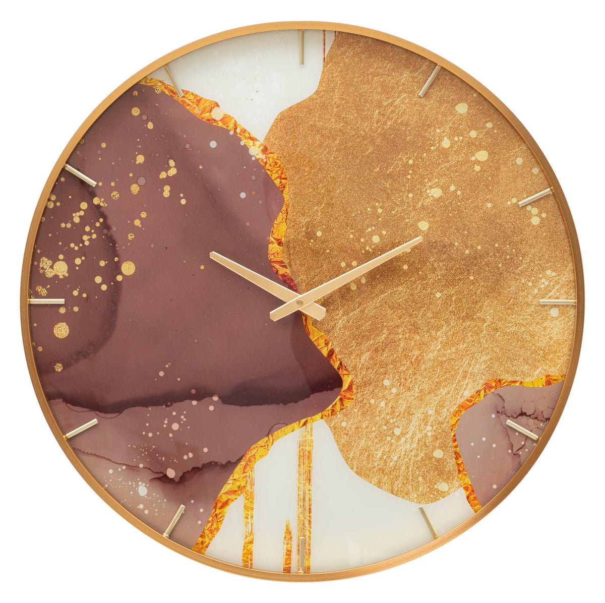 Elegant Glass Glody Wall Clock Ø 60 cm