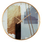 Glass Wall Clock with Elegant Design Ø 60 cm