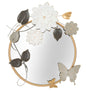 Elegant Tonis Wall Mirror with Gold Frame 74.9x7x66 cm