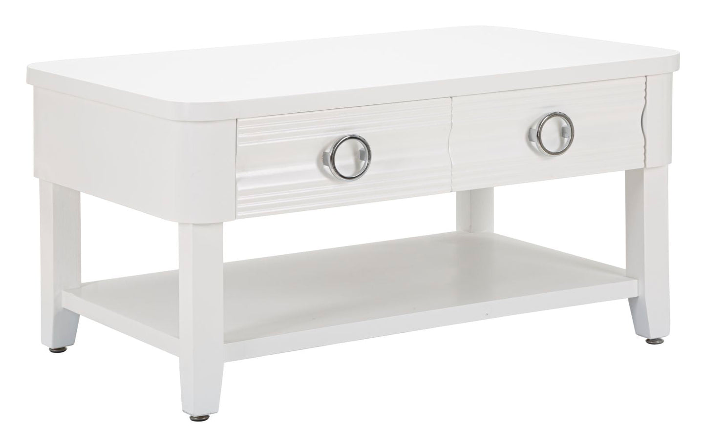 Rechteckiger Couchtisch 90x60 cm mit Schubladen