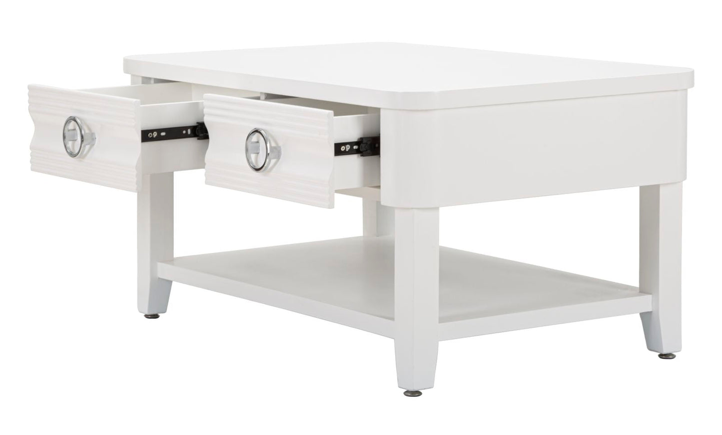 Rechteckiger Couchtisch 90x60 cm mit Schubladen