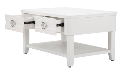 Rechteckiger Couchtisch 90x60 cm mit Schubladen