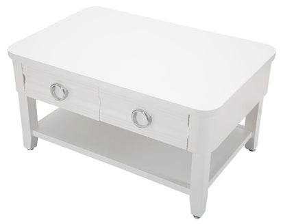 Rechteckiger Couchtisch 90x60 cm mit Schubladen