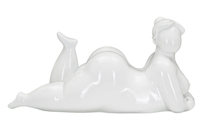 Statue "Yoga-Mädchen in Pose entspannt" 32x12,5x16 cm