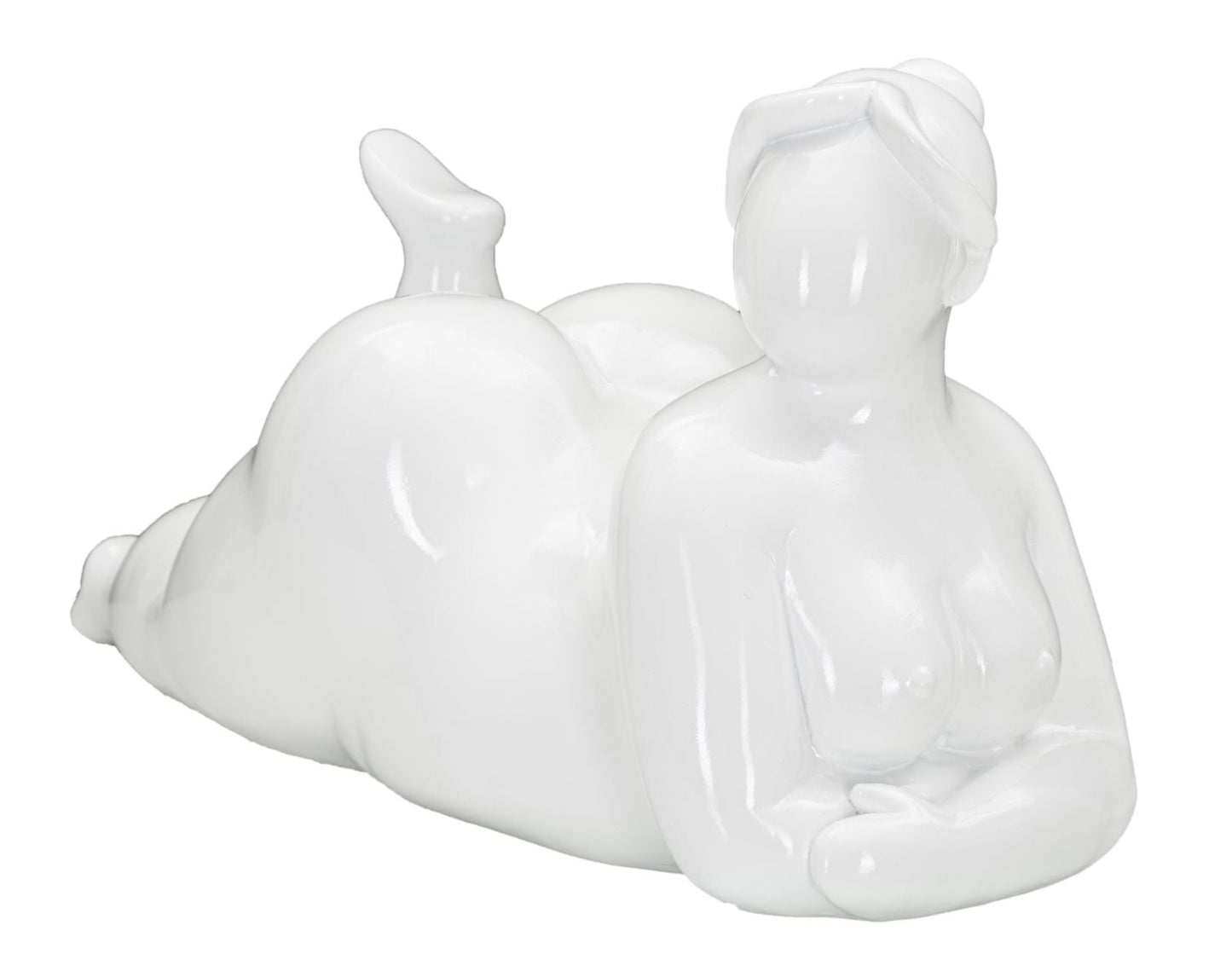 Statue "Yoga-Mädchen in Pose entspannt" 32x12,5x16 cm