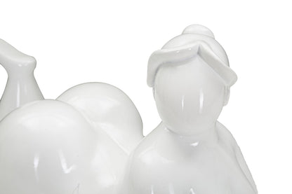 Statue "Yoga-Mädchen in Pose entspannt" 32x12,5x16 cm