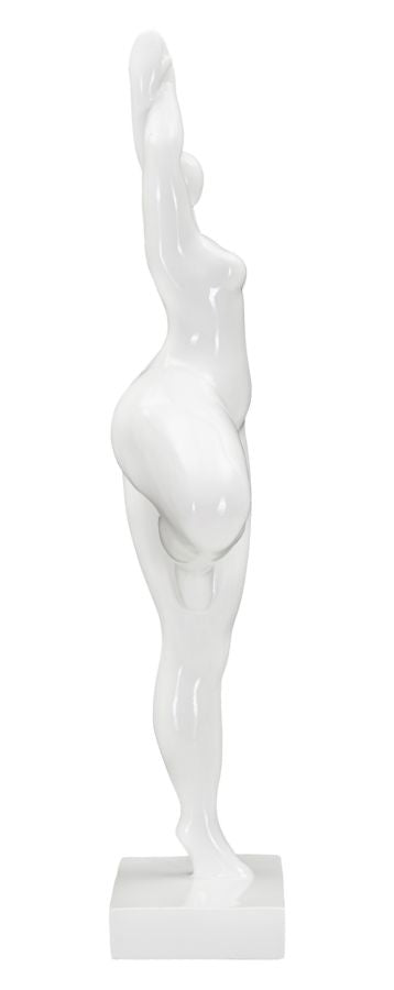 Elegante Frauenstatue in Yogaposition 16x9x45,8 cm