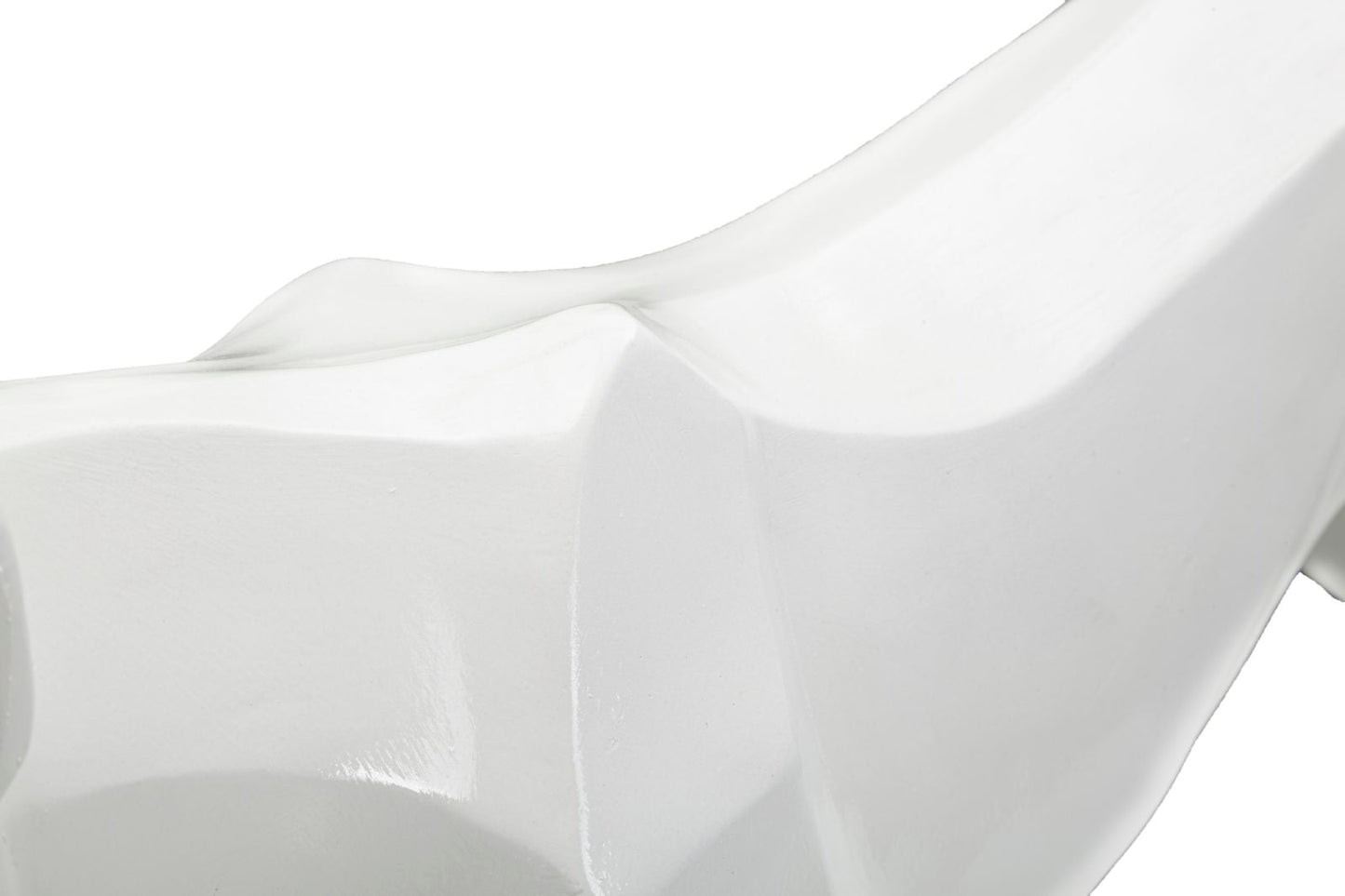 Statua Elegante Pantera Bianca 70x18x32,5 cm
