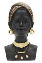 Decorative Masai Woman Statue 19x18.5x30 cm
