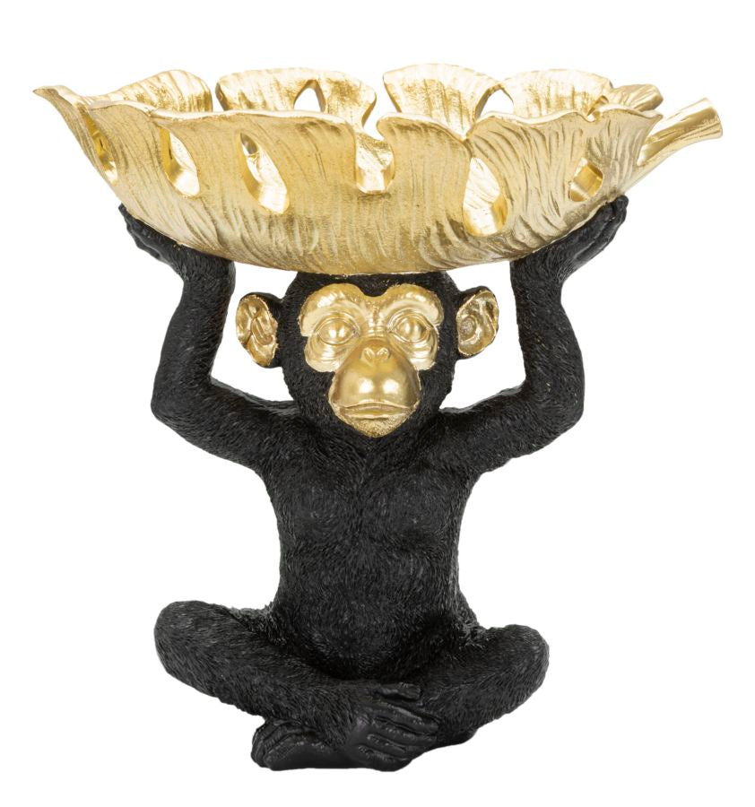 Dekorative Affenfigur mit Aufbewahrungsfach - 25,2x21x24 cm