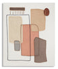 Abstract painting on canvas - 80x2.8x100 cm