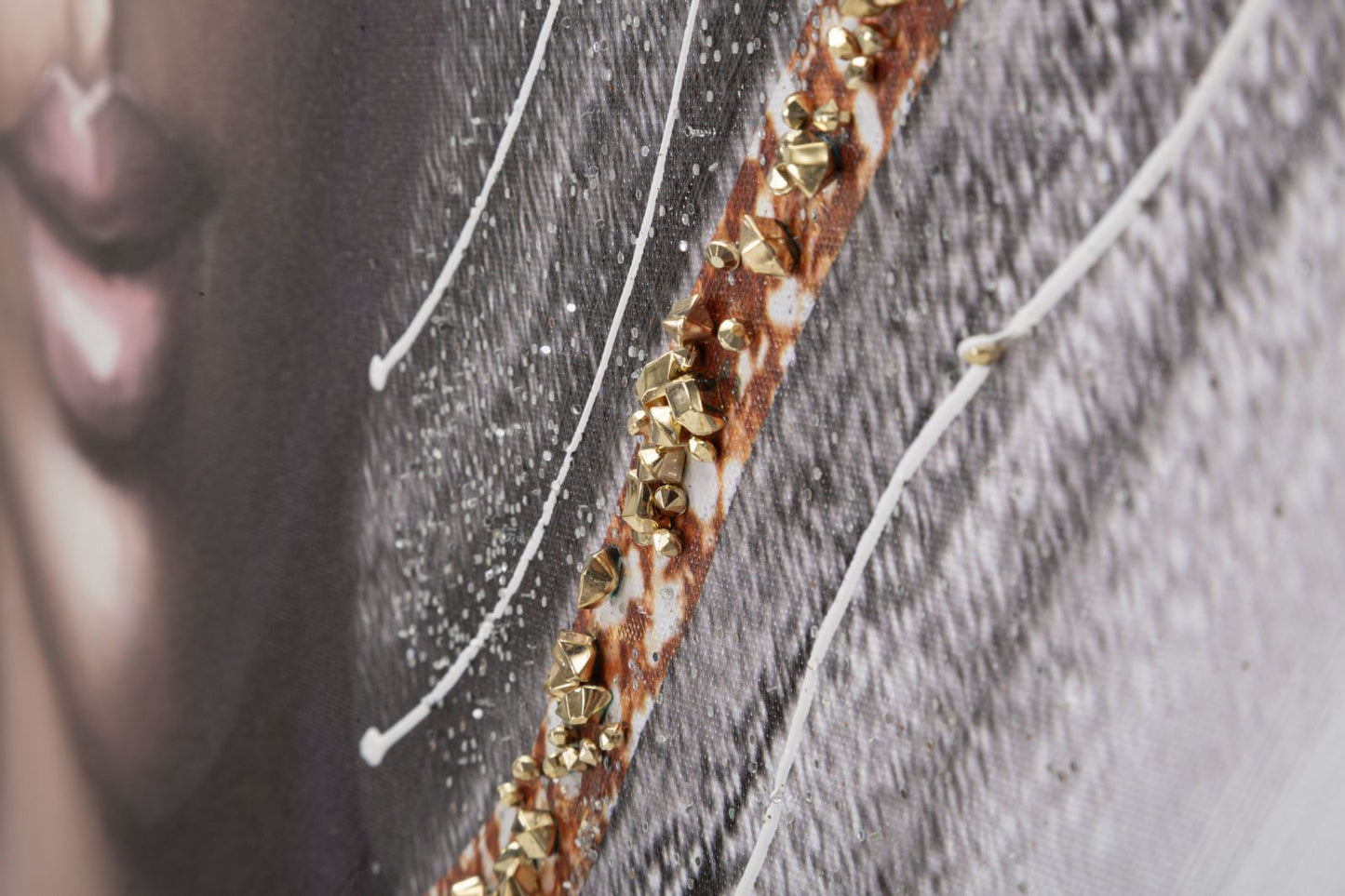 Weibliches Porträt auf Leinwand Naomi – 100x3x100 cm