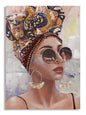 Elegant Female Portrait on Canvas - 70x3x100 cm