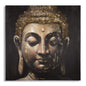Painted Buddha on Canvas - 100x3x100 cm