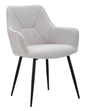 Elegant Dining Chairs Vicenza Grey 2 pcs 58x63x85.5 cm
