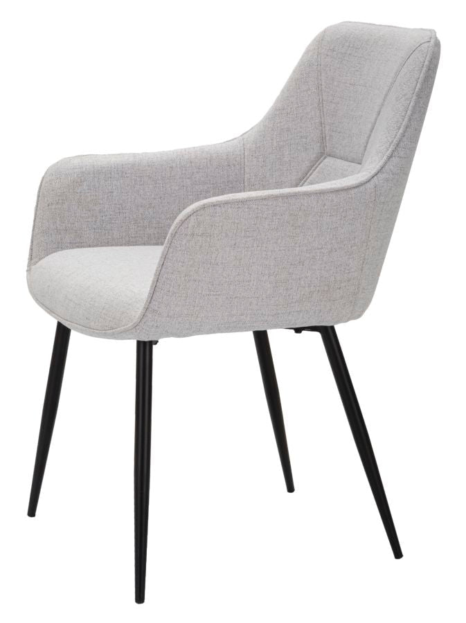 Elegante Stühle Vicenza Grau 2 St. 58x63x85,5 cm