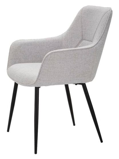 Elegante Stühle Vicenza Grau 2 St. 58x63x85,5 cm